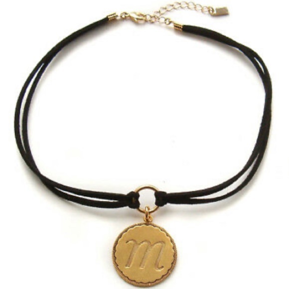 JOHN WIND•monogram sorority gal initial choker NWT - Picture 3 of 7